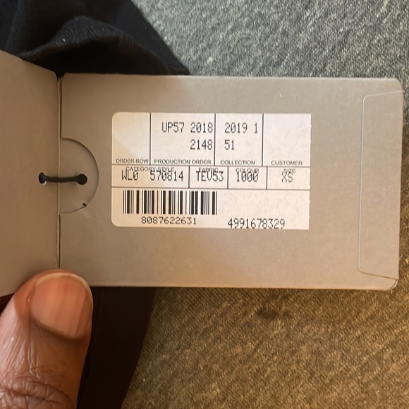 Womens black balenciaga rainbow logo shirt XS (New) - Picture 2 of 3